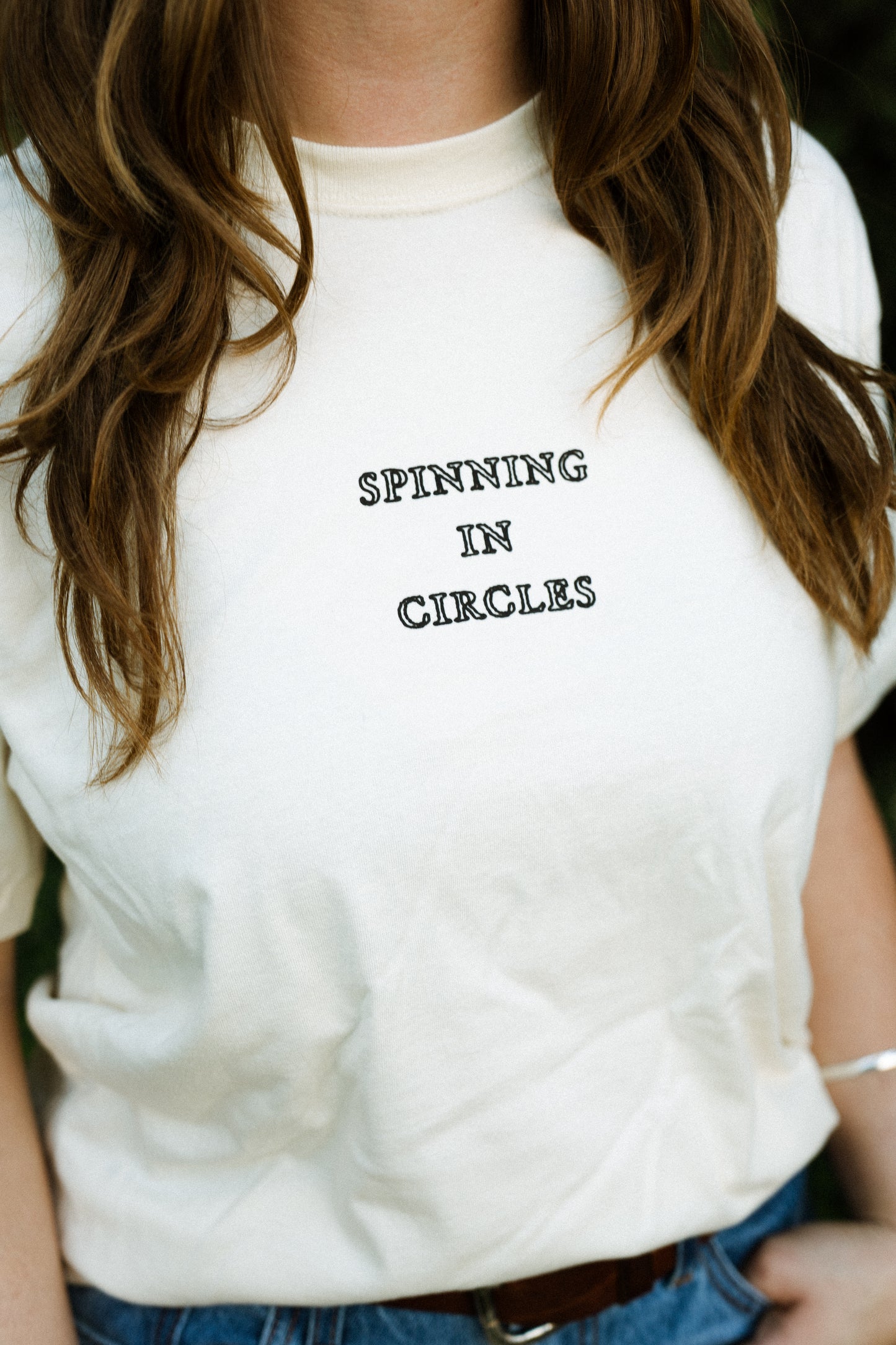spinning in circles tee
